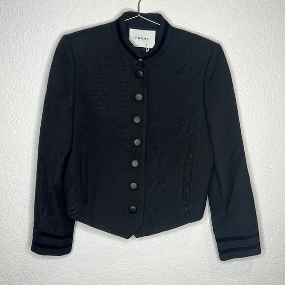 NWT Frame Denim Calvary Twill Jacket Small - Picture 2 of 11